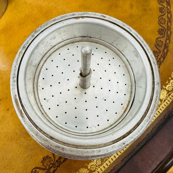 VAMPA Espresso Demitasse Black Aluminum Stovetop Lrg Coffee Maker VTG 40s Italy - Picture 9 of 11